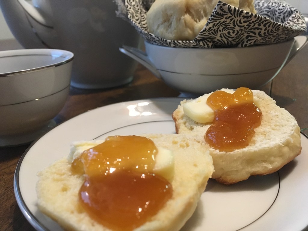 Rolls with a dollop of Honey. Mmm so good.